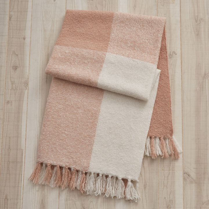 Split P Blush Kinsey Throw 60'' L