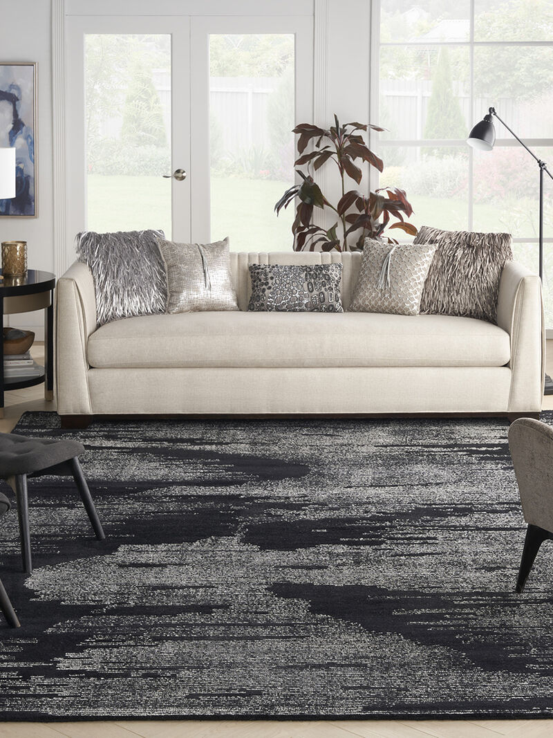 Ma30 Star SMR02 Black/Ivory 8'6" x 11'6" Rug image number 7