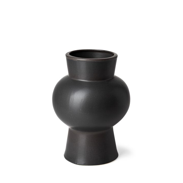 Contemporary Abstract Cylinder Ceramic Vase for Display