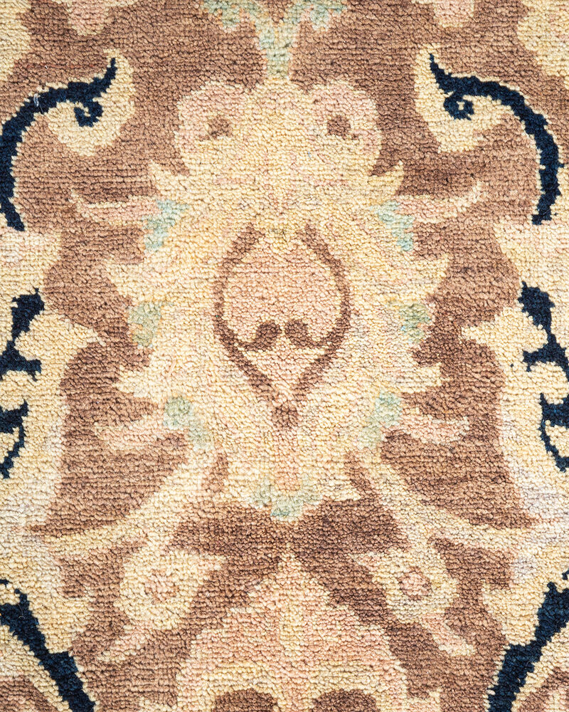Eclectic, One-of-a-Kind Hand-Knotted Area Rug  - Brown, 6' 1" x 9' 1" image number 3