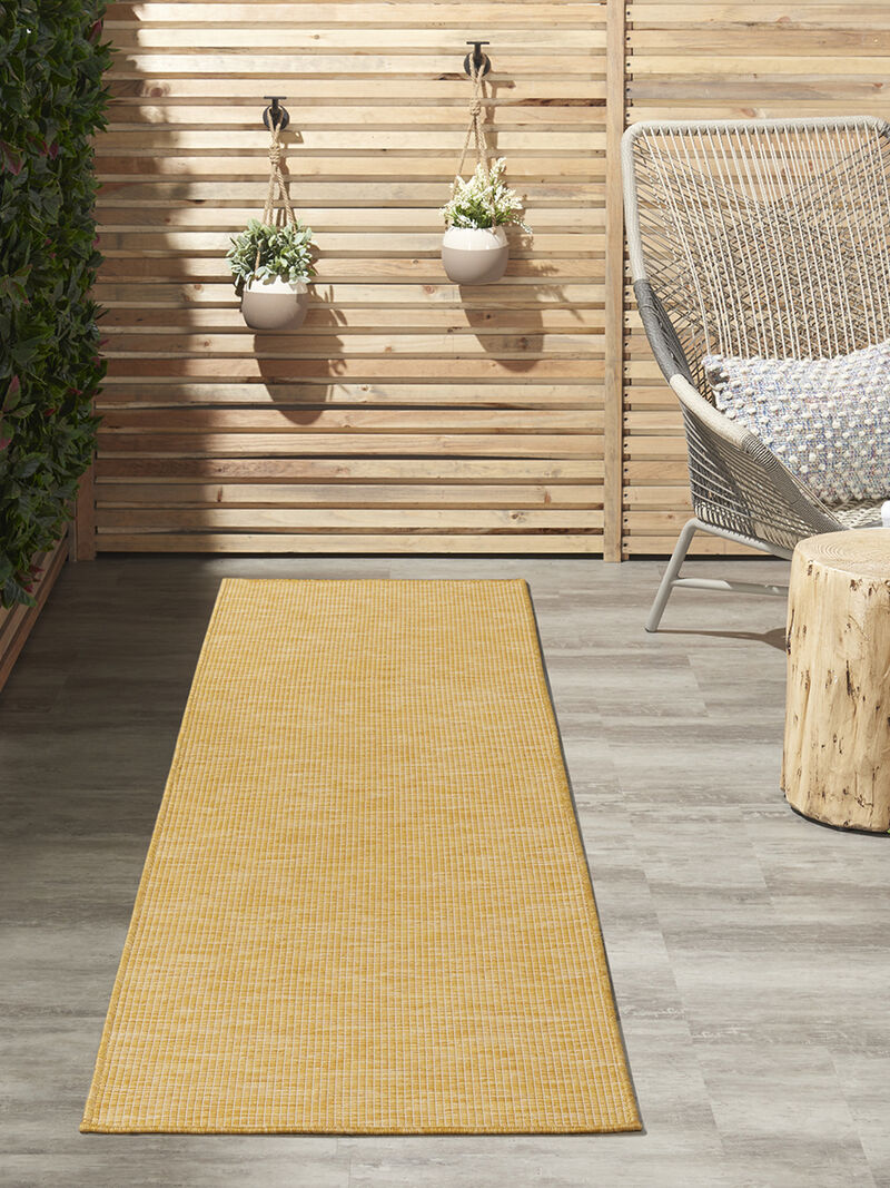Positano POS01 Yellow 2' x 6' Rug image number 1