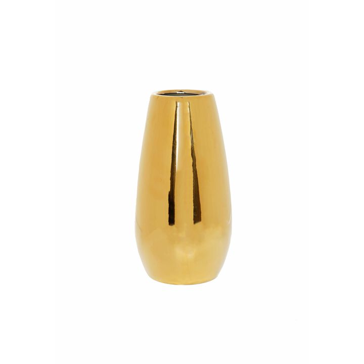 Gold Polished Narrow Bud Vase