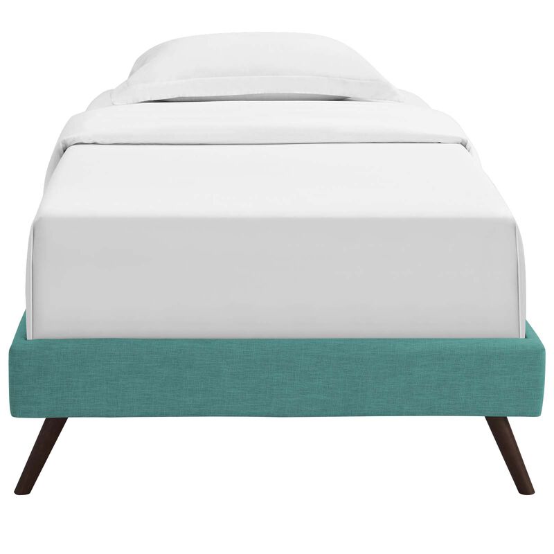 Modway - Loryn Twin Fabric Bed Frame with Round Splayed Legs image number 4