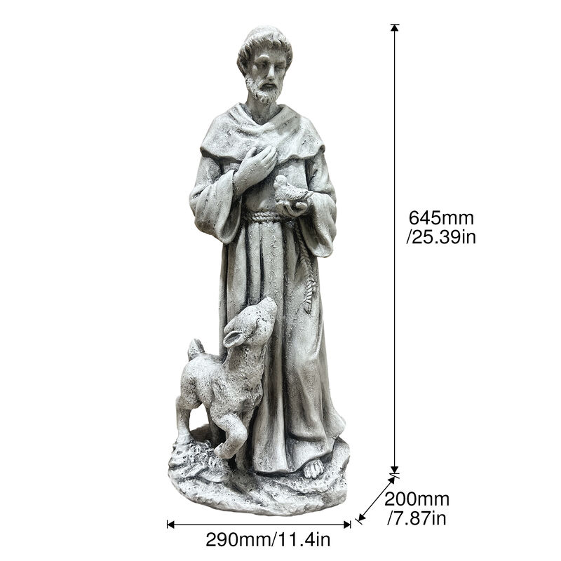 Saxtko Weatherproof Religious Sculpture image number 6