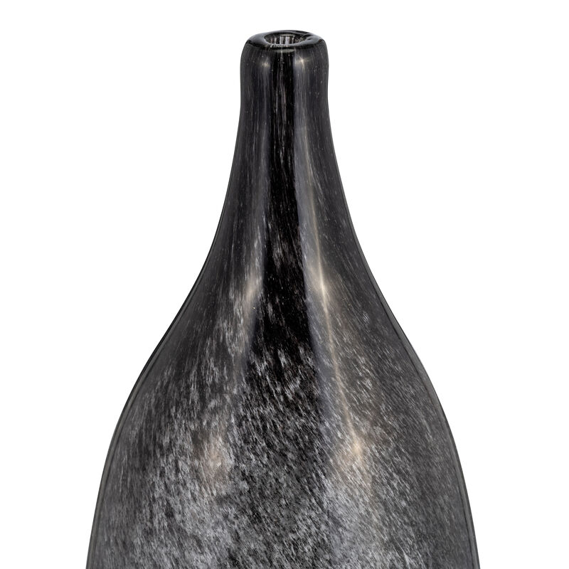 Glass, 18" Vase Blue Ombre image number 2