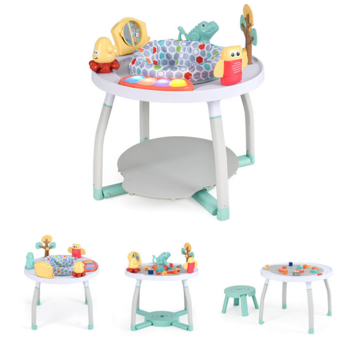 5-in-1 Interactive Baby Activity Center Bounce Seat with Detachable Toys