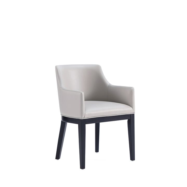 Gansevoort Light Gray Dining Arm Chair