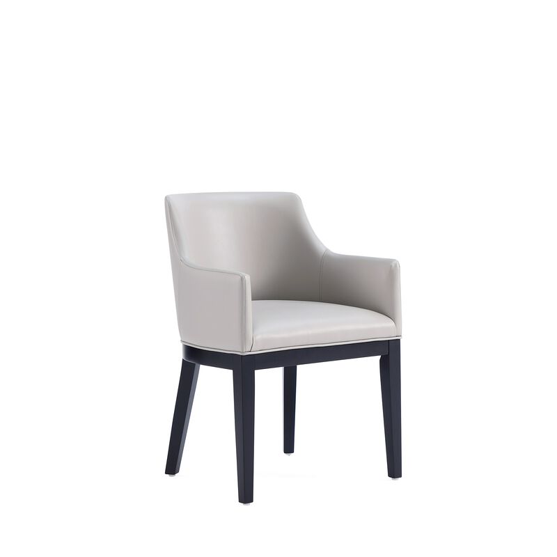 Gansevoort Light Gray Dining Arm Chair