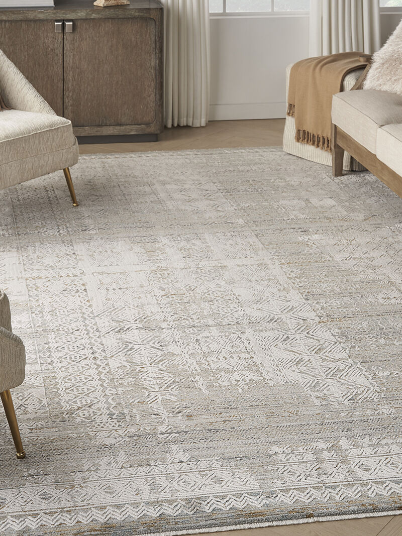 Lynx LNX06 Ivory/Multicolor 7'10" x 10'1" Rug