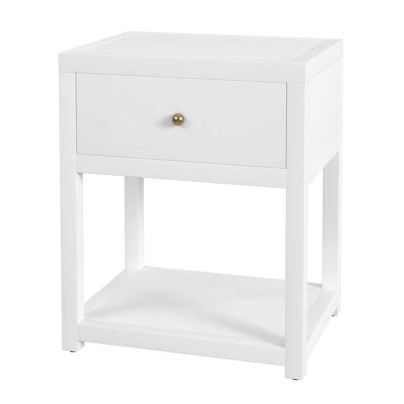 Butler Specialty 21 in. W Rectangular Wood 1 Drawer Small Nightstand with Lower Open Shelf image number 0