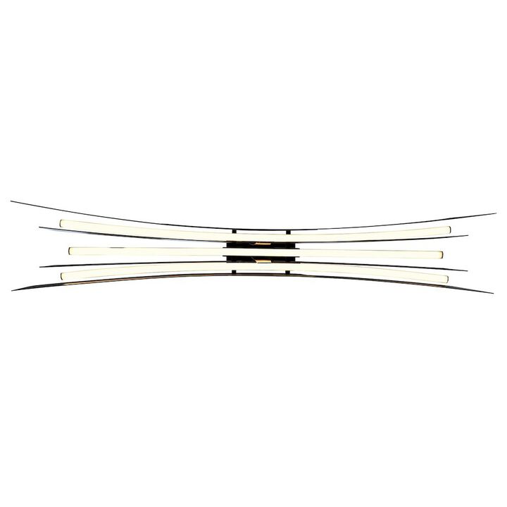 CWI Lighting Solara Integrated LED Black Chandelier