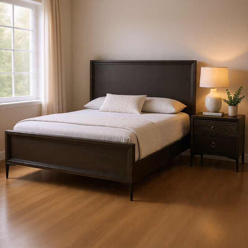 Bedroom Set, Wood, 2 Piece Set with Nightstand image number 8