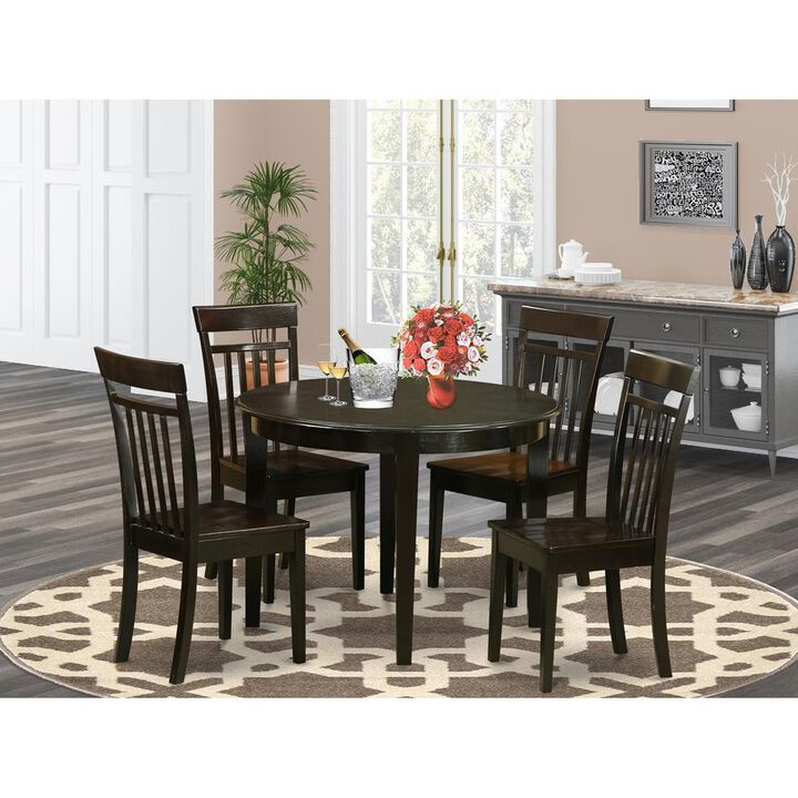 5 PC Kitchen nook Dining set-Kitchen Table and 4 Kitchen Chairs.