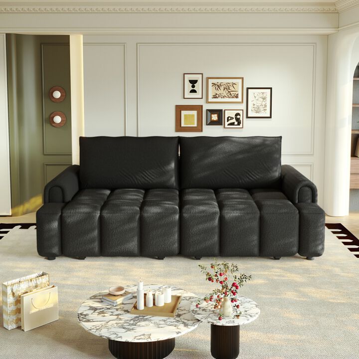 Rerjeb Teddy 3-in-1 Convertible Sleeper Sofa Bed
