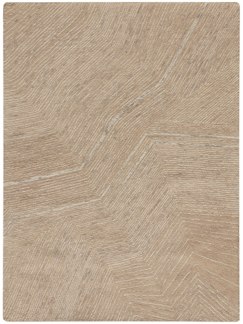 Pure Angles ANG01 Camel 3'9" x 5'9" Rug