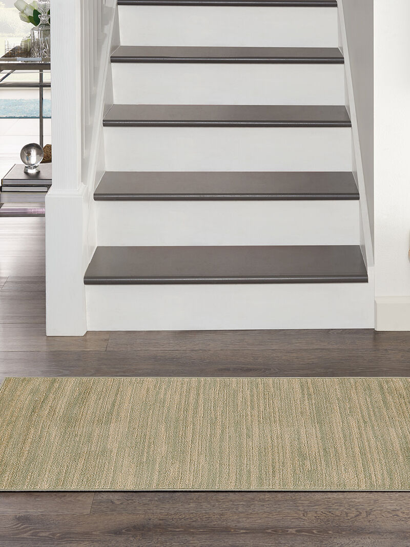 Nourison Essentials NRE01 Green/Gold 3' x 5' Rug