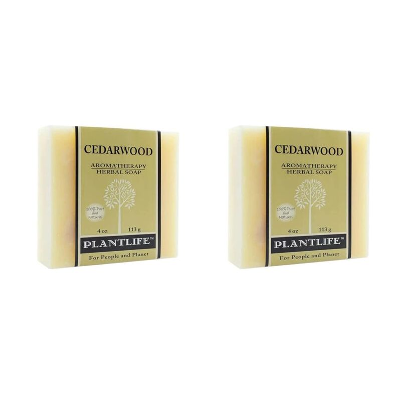 Plantlife Bar Soap - Cedarwood 2 Pack image number 2