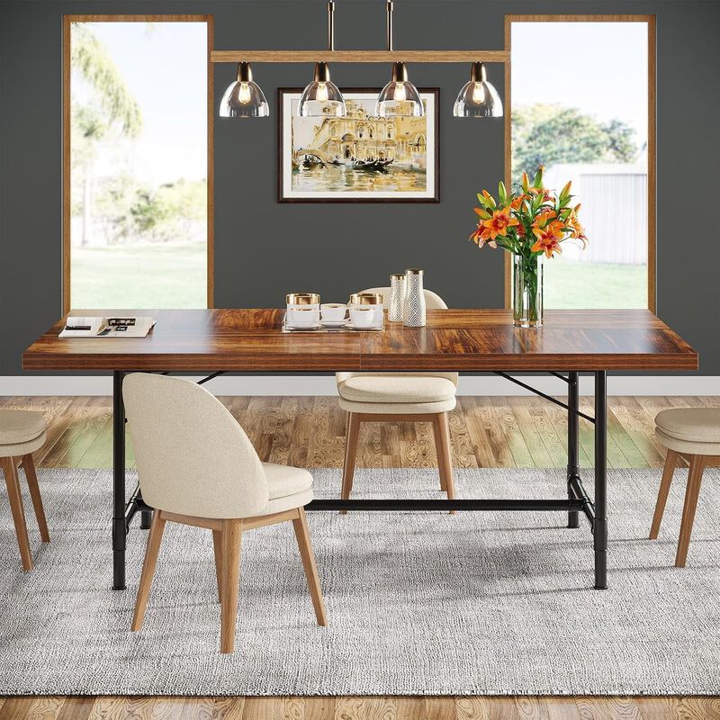 Tribesigns 70.8" Conference Table Dining Table Boardroom Desk image number 5