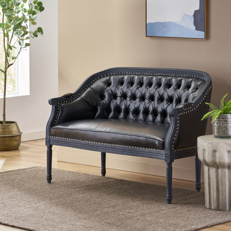 Streamdale Luxurious Tufted Loveseat French Country Charm with Unmatched Comfort image number 2