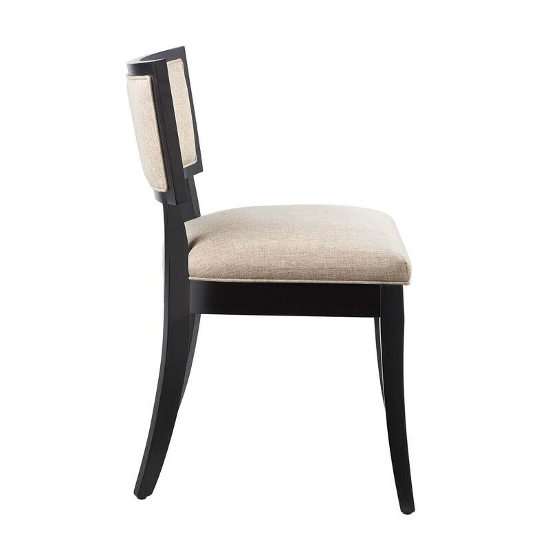 Pristine Upholstered Fabric Dining Chairs - Set of 2 image number 2