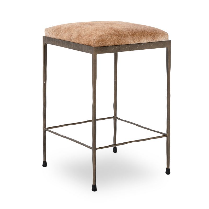 Bose Hide Blond Counter Stool