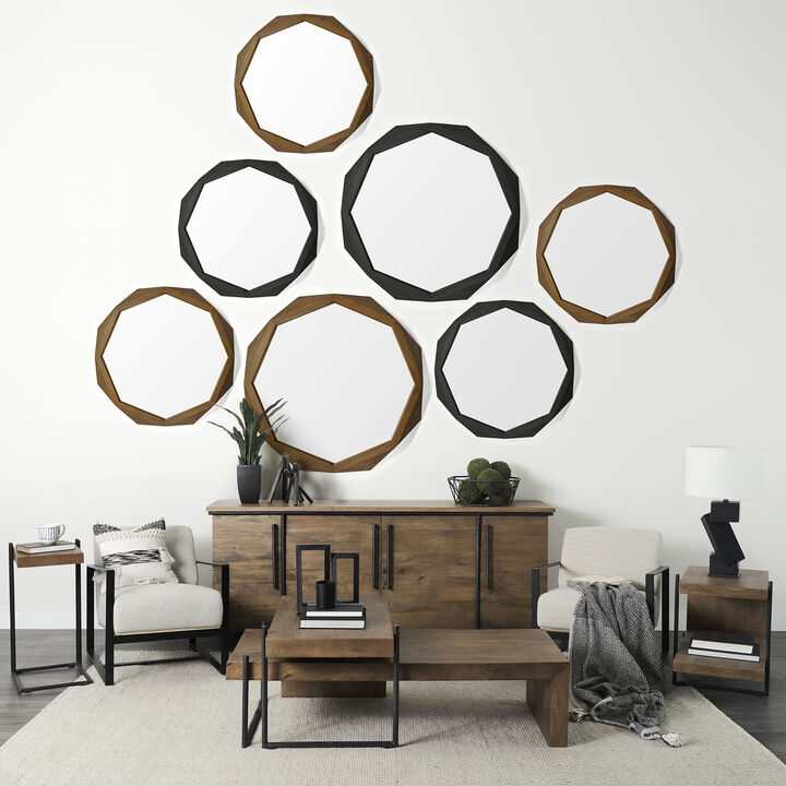 Aramis Small Black Wall Mirror