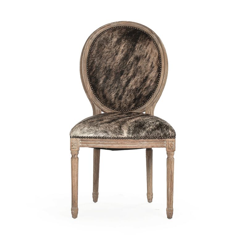 Medallion Cowhide Chair B004 E272 Cow ED image number 1