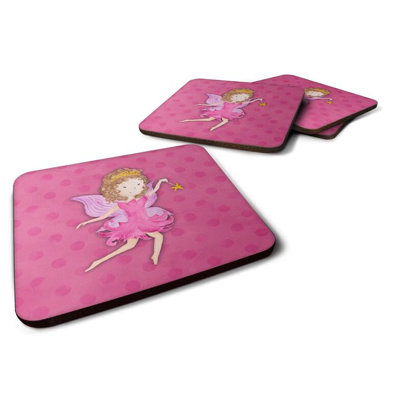 Caroline's Treasures Fairy Princess Watercolor Decorative coasters, 3.5, Multicolor