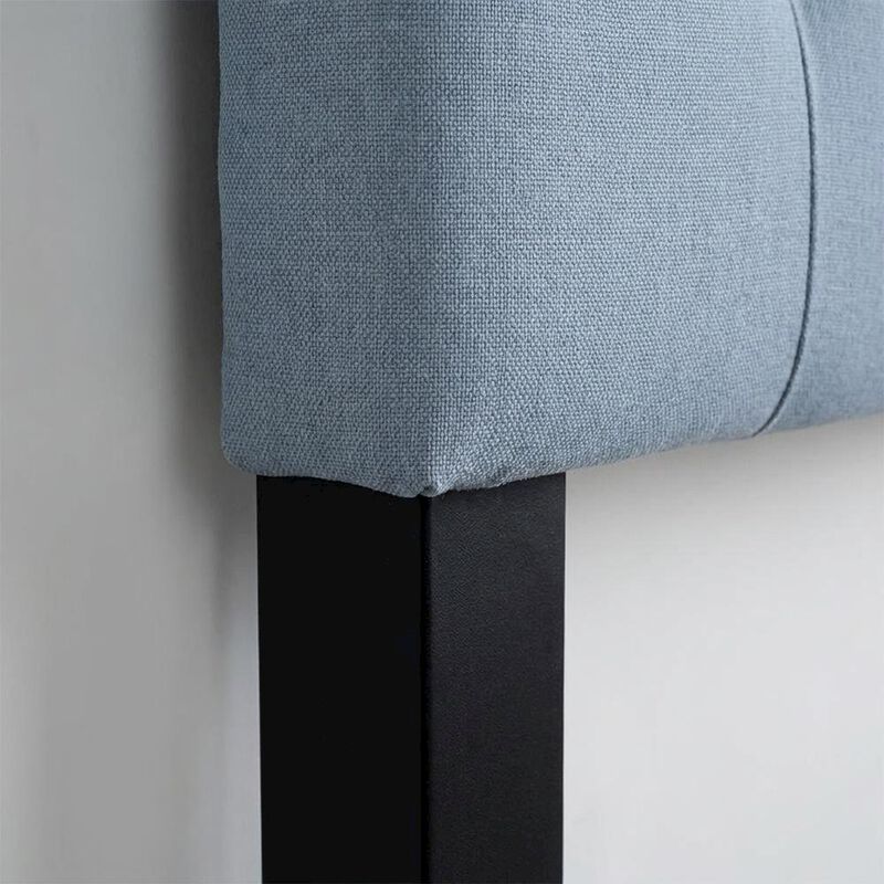 FurniFact Upholstered Twin Headboard with Soft Fabric and Sturdy Frame image number 5