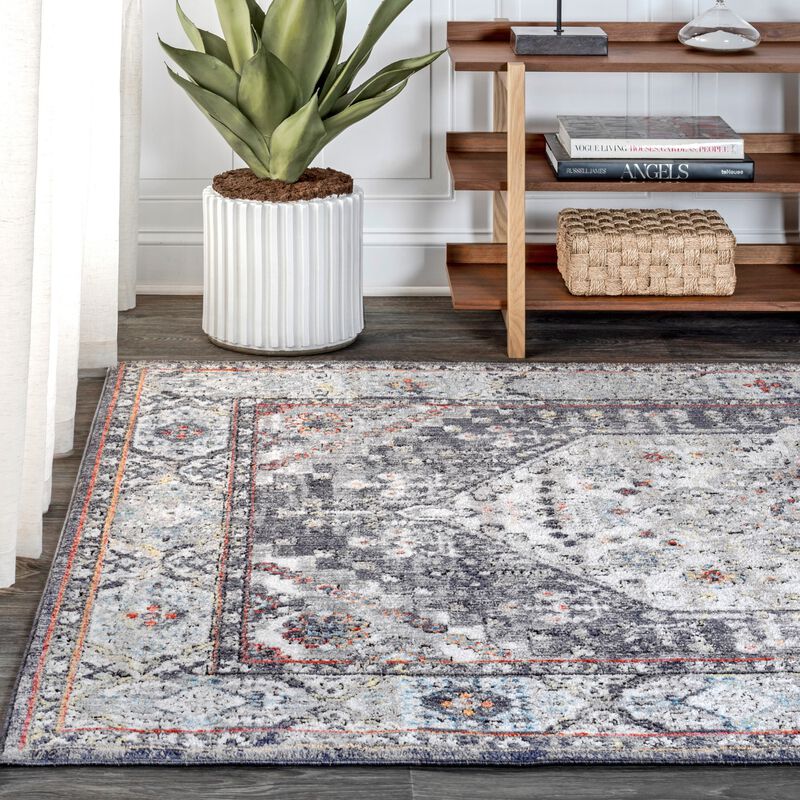 Kesan Vintage Medallion Area Rug