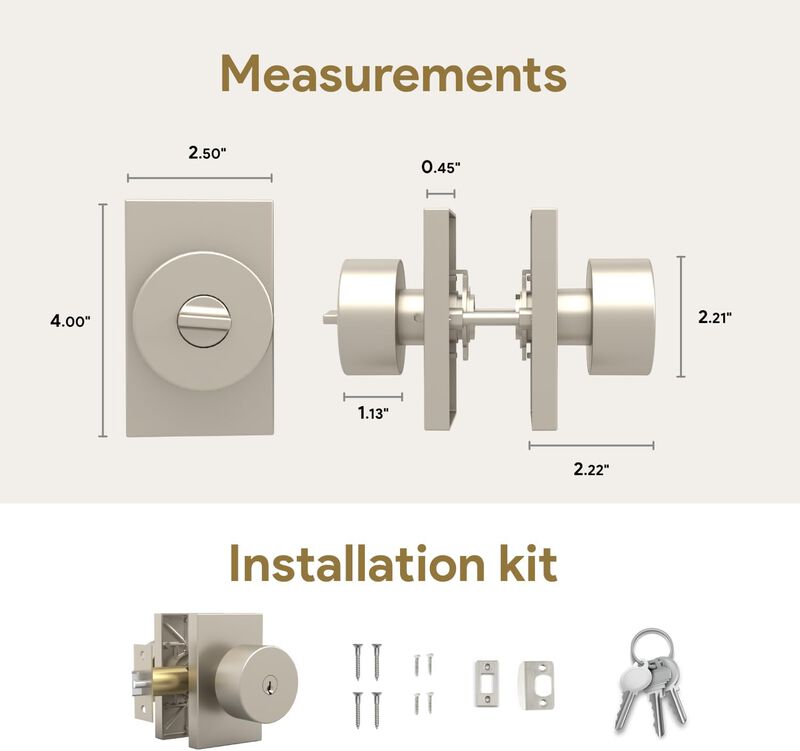 Mega Handles | Laura Entry Knob
