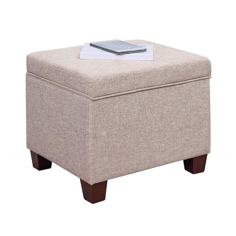 Convenience Concepts Madison Storage Ottoman, Beige
