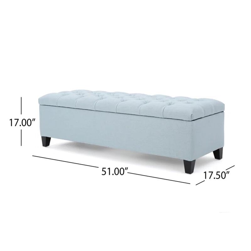 Merax Storage Ottoman Bench for Living Room