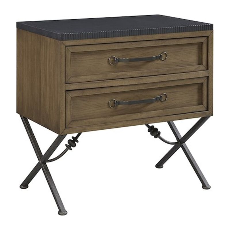 Magnolia 2 Drawer Nightstand - Almond image number 0