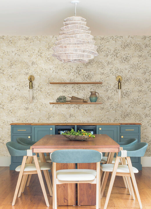 Arian Gold Inkburst Wallpaper (Set of 2)