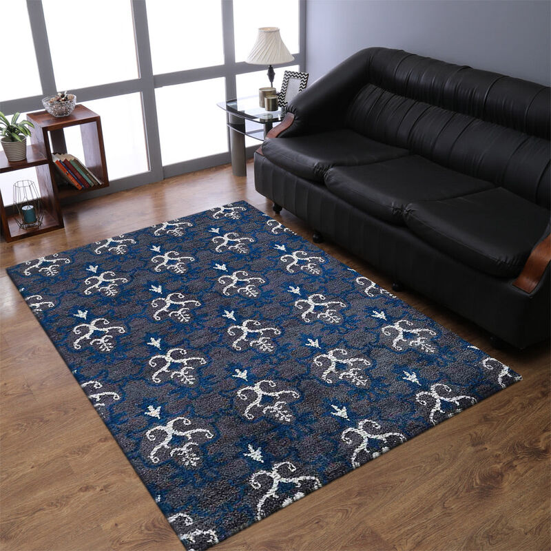 Rugsotic Carpets Hand Knotted Silk Size Area Rug Contemporary Size NS1219 image number 1
