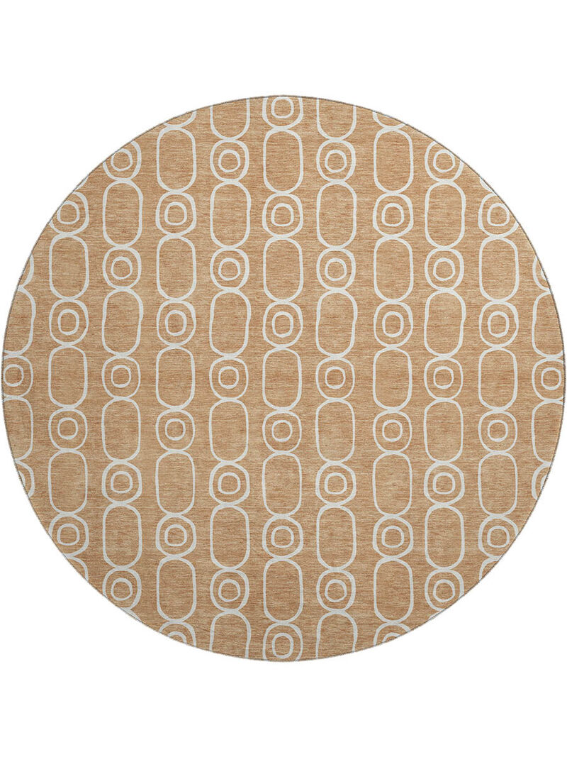 The Reserve TR6 Copper 8' Round Rug