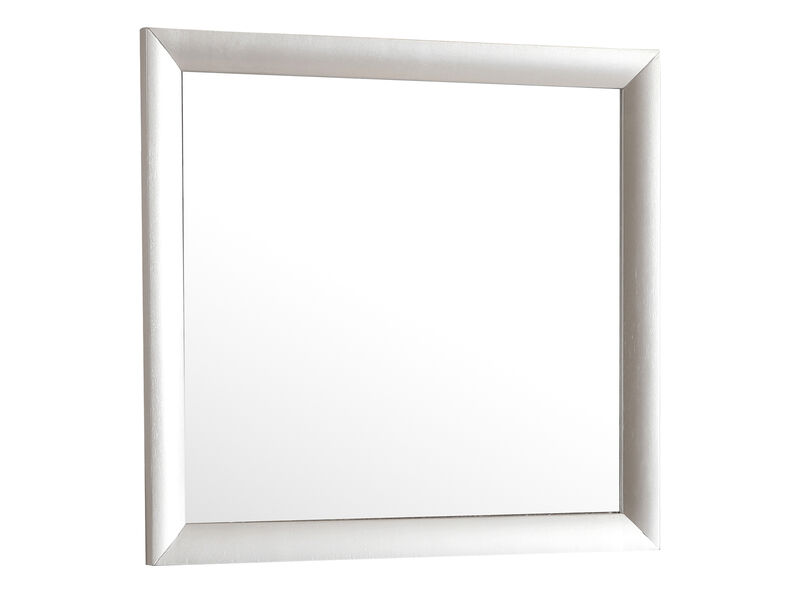 Marilla 35 in. x 39 in. Modern Rectangle Framed Dresser Mirror