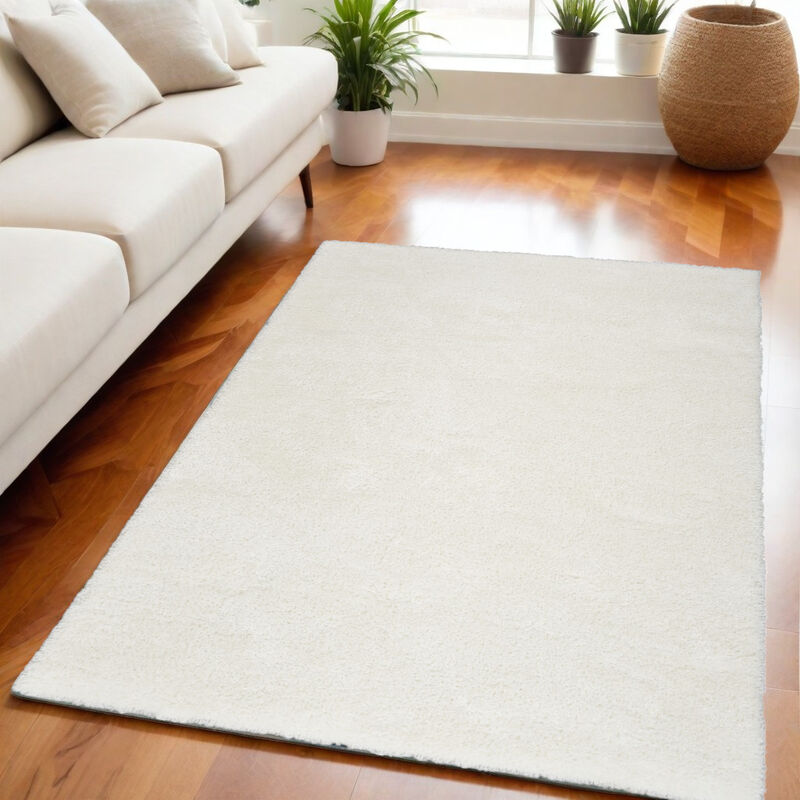 HomeRoots Shag Area Rug image number 1