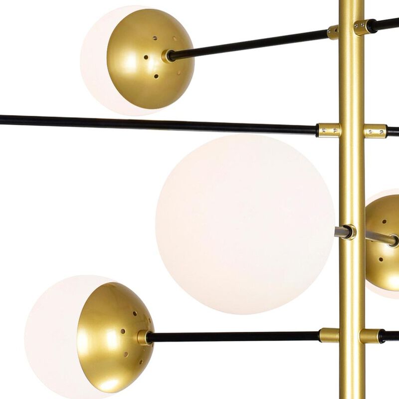 CWI Lighting Compass 10 Light Chandelier With Medallion Gold Finish