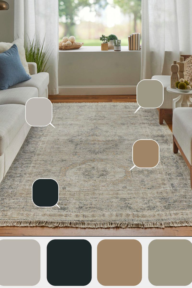 Caldwell 8798F Sand 9' x 12' Rug image number 2