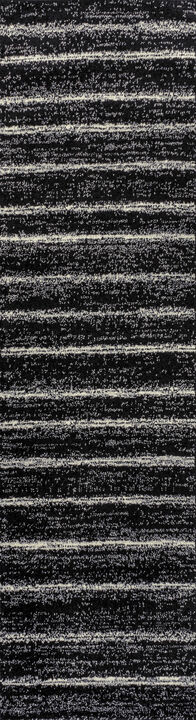 Williamsburg Minimalist Stripe Cream/Black 8 ft. x 10 ft. Area Rug