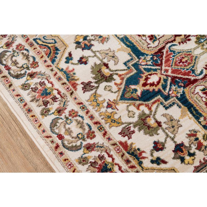 Momeni Traditional Rectangle Area Rug, Ivory, 2' X 3'