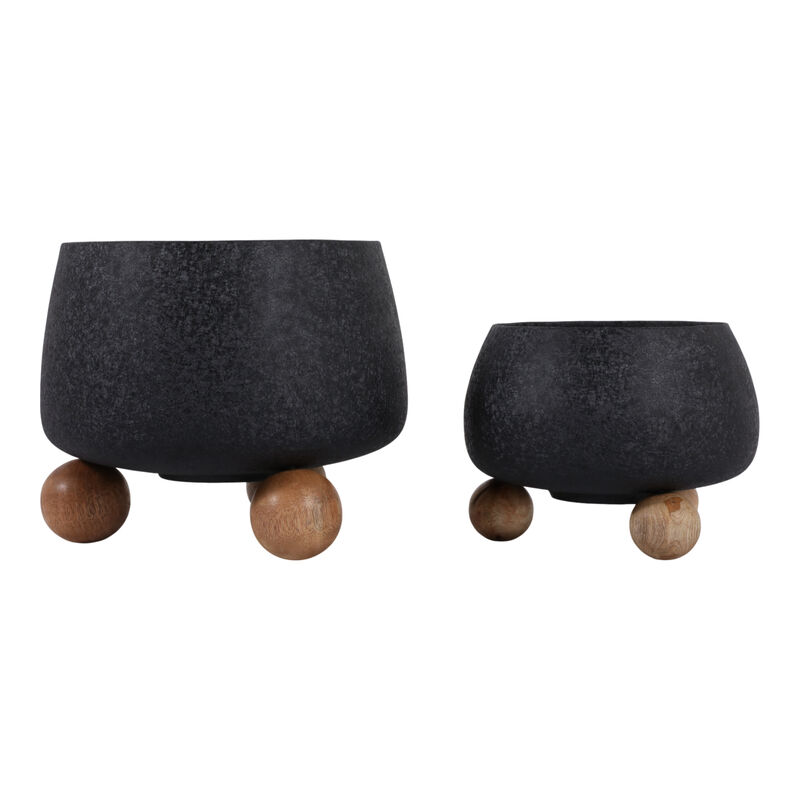 S/2 9/11" Round Planters image number 3
