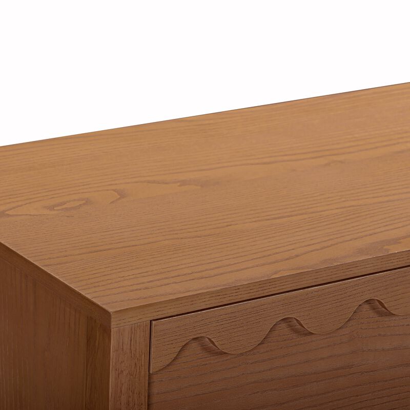 Oodle Walnut 6 Drawer Dresser image number 2