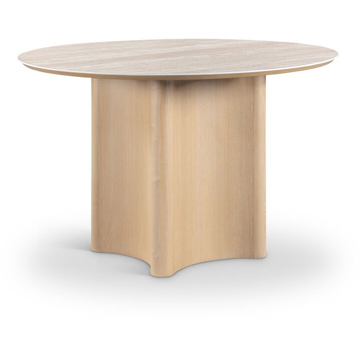 Meridian Furniture Corvina Natural Oak Veneer Dining Table