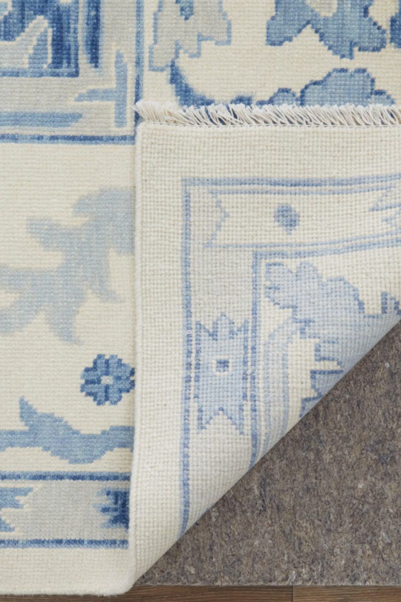 Karina 69G7F Ivory/Blue 8'6" x 11'6" Rug image number 4