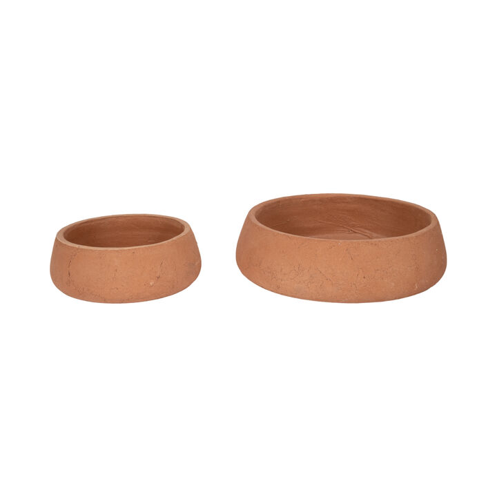 S/2 10/14" Bowls, Natural
