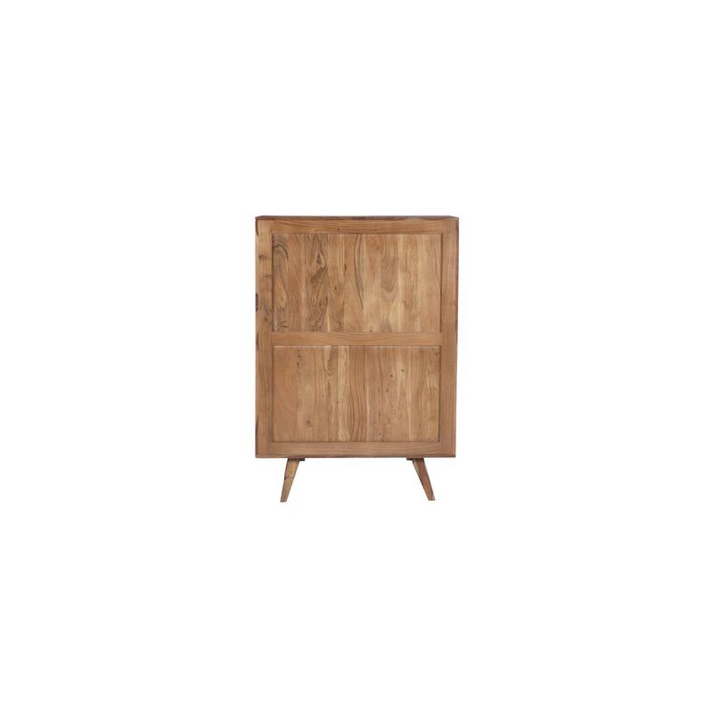Porter Designs Fusion Solid Sheesham Wood Chest Table, Natural