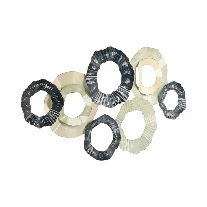Open Cut Out Discs Metal Wall image number 1